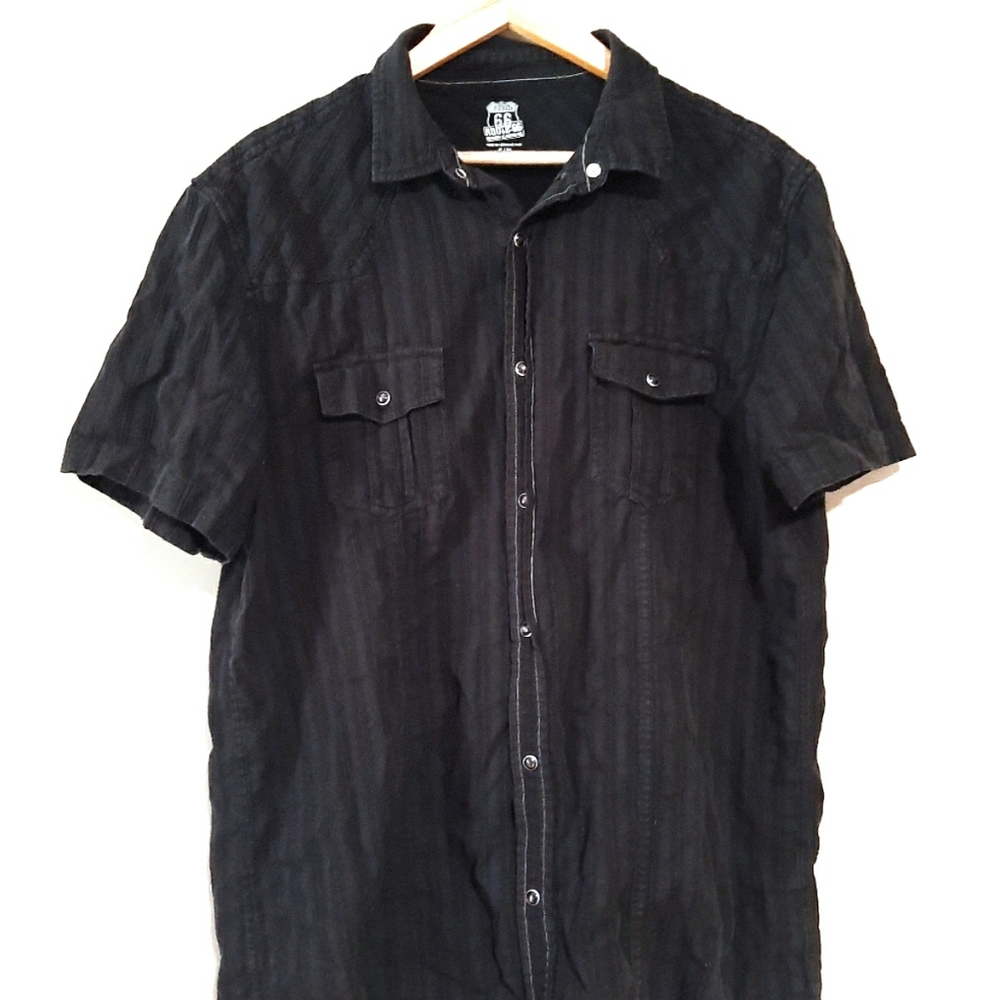 💚 Route 66 Men's Button Down Shirt